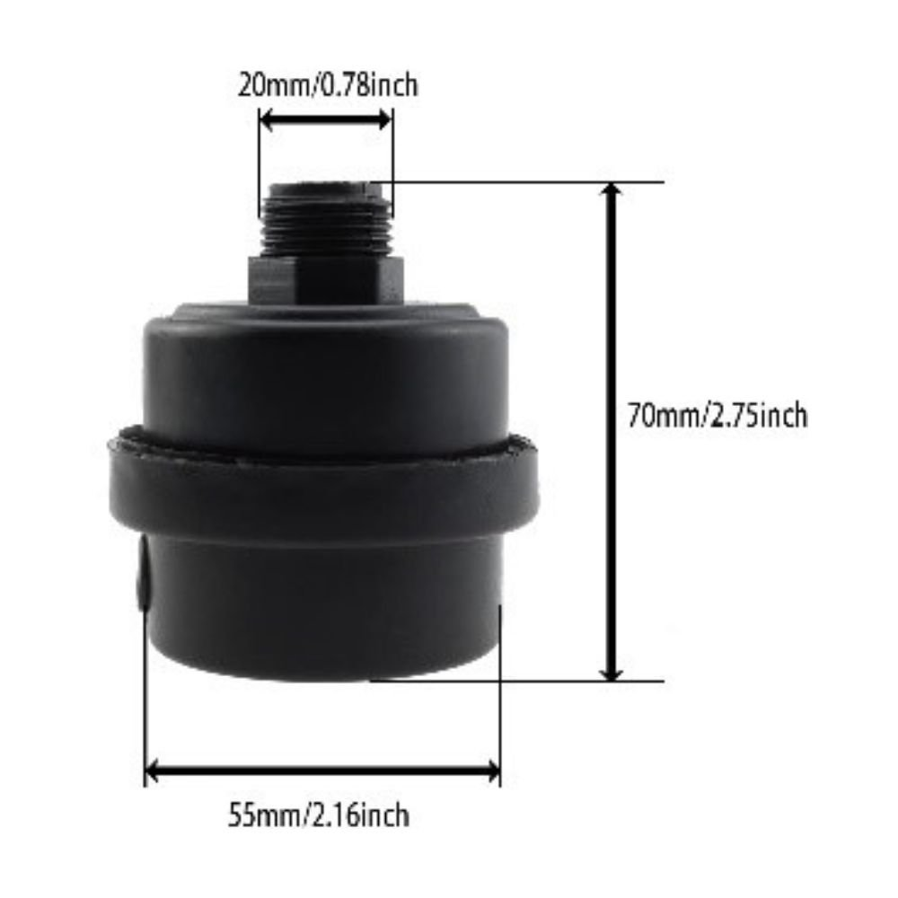 FILTRO AIRE PVC 19MM - Repuestos compresor de aire AF09